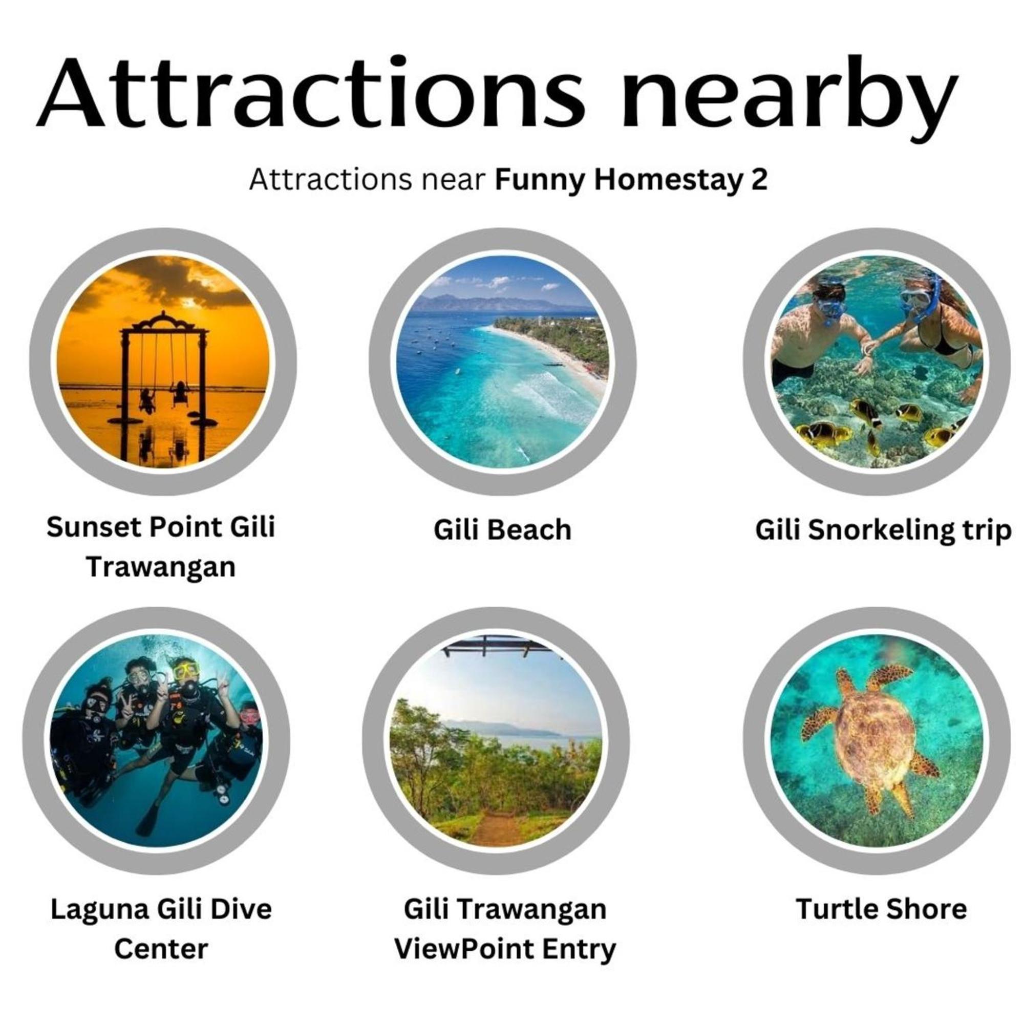 Homestay Lucu 2 Gili Trawangan Luaran gambar
